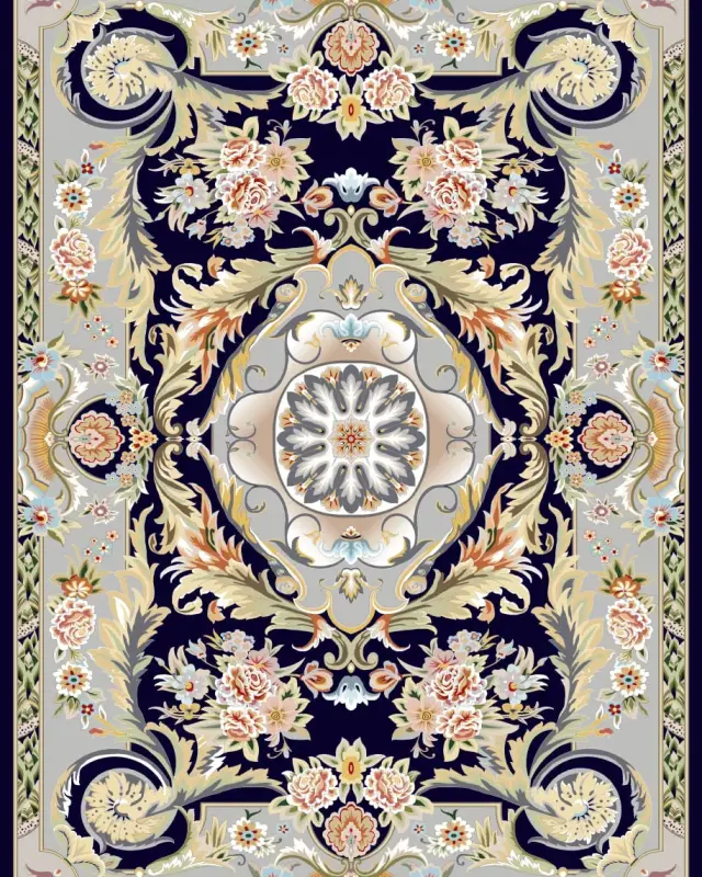 Acrylic 1200 machine carpet, design 1200-001