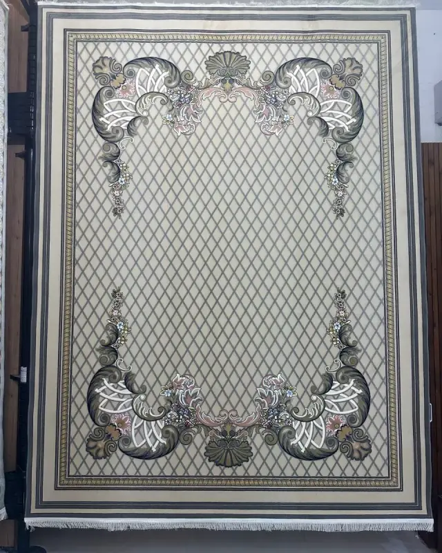 1200 Reeds 012 acrylic carpet, real photo in our showroom