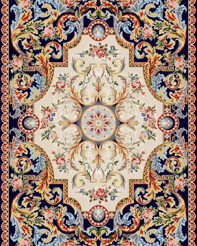 Acrylic 1200 machine carpet, design 1200-014