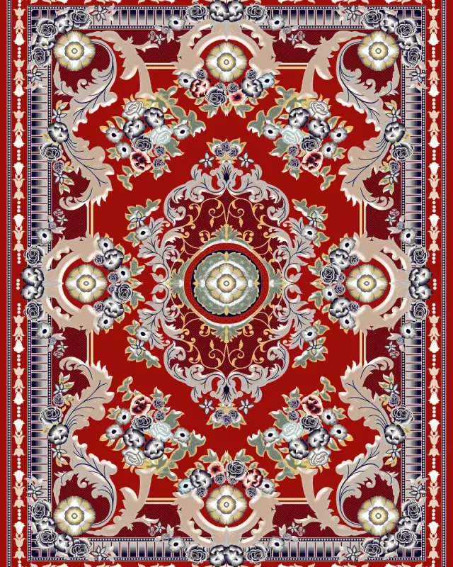 Acrylic 1200 machine carpet, design 1200-019
