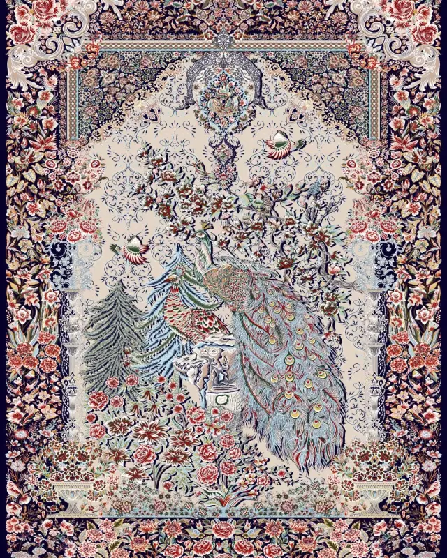 Acrylic 1200 machine carpet, design 1200-028