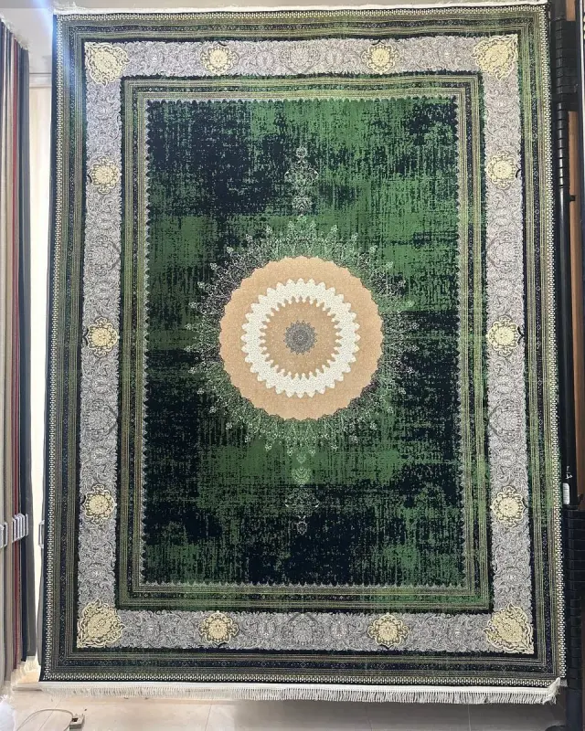 1200 Reeds 032 acrylic carpet, real photo in our showroom