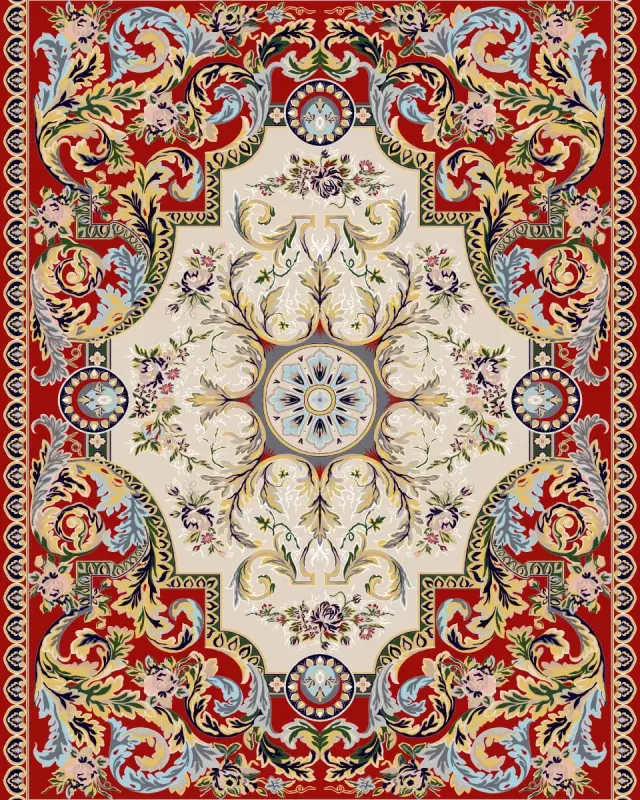 Acrylic 1200 machine carpet, design 1200-047
