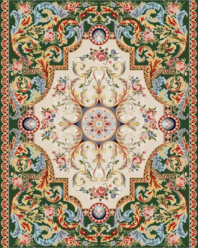 Acrylic 1200 machine carpet, design 1200-048
