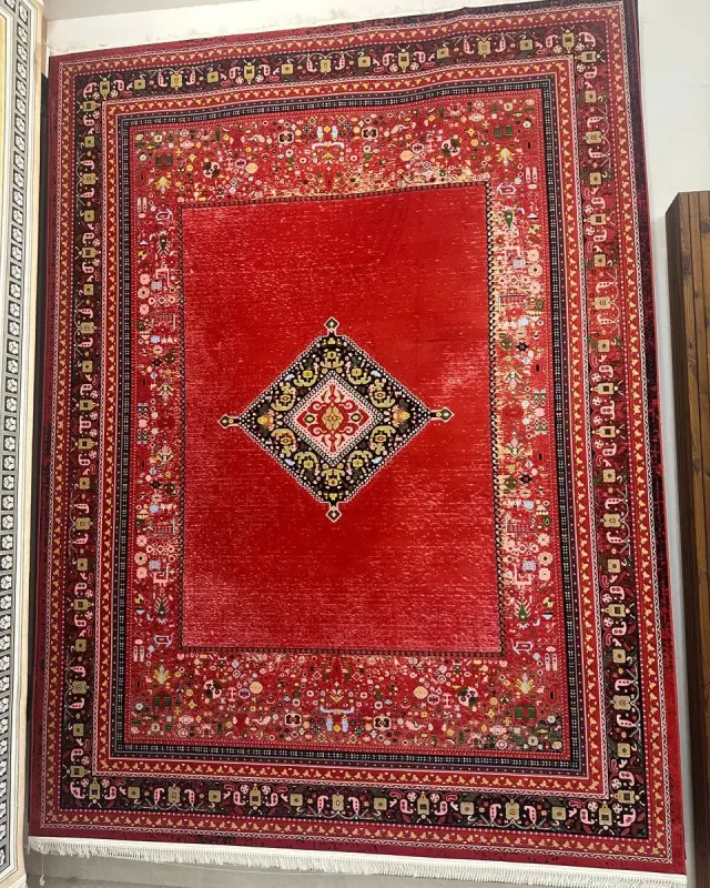 1200 Reeds 056 acrylic carpet, real photo in our showroom