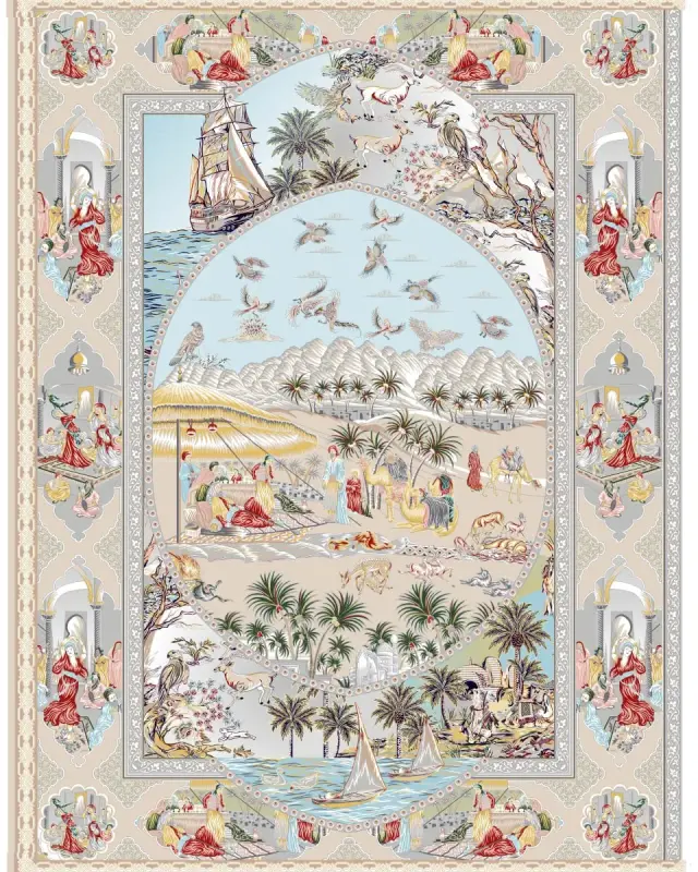 Acrylic 1200 machine carpet, design 1200-057
