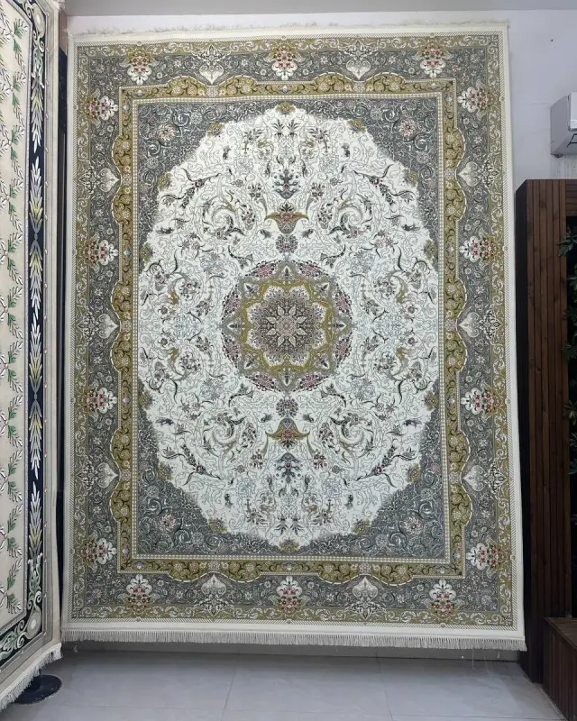 1200 Reeds 060 acrylic carpet, real photo in our showroom