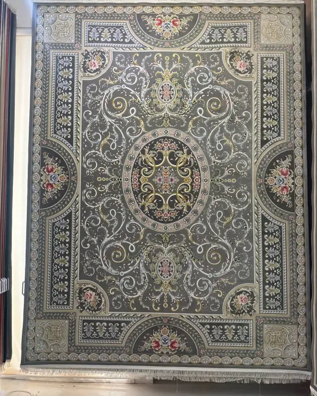 1200 Reeds 074 acrylic carpet, real photo in our showroom