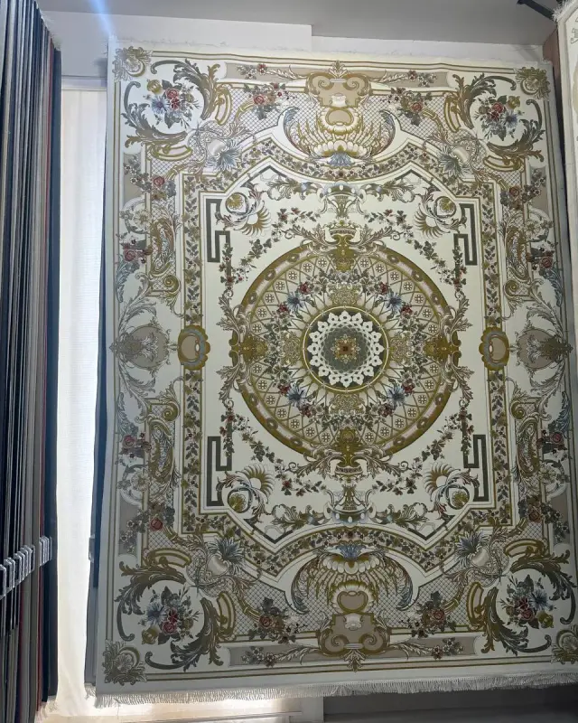 1200 Reeds 075 acrylic carpet, real photo in our showroom
