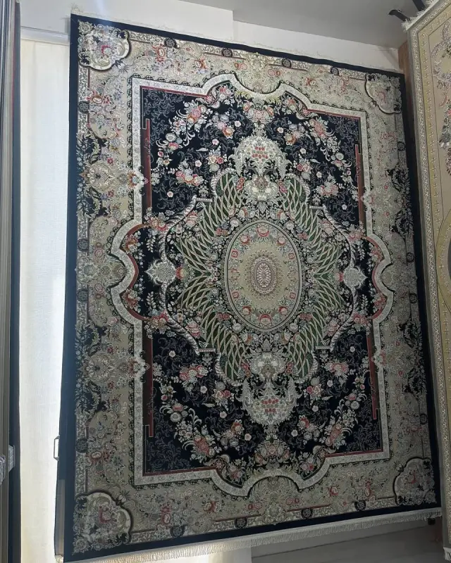 1200 Reeds 077 acrylic carpet, real photo in our showroom