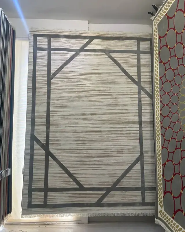 1200 Reeds 078 acrylic carpet, real photo in our showroom